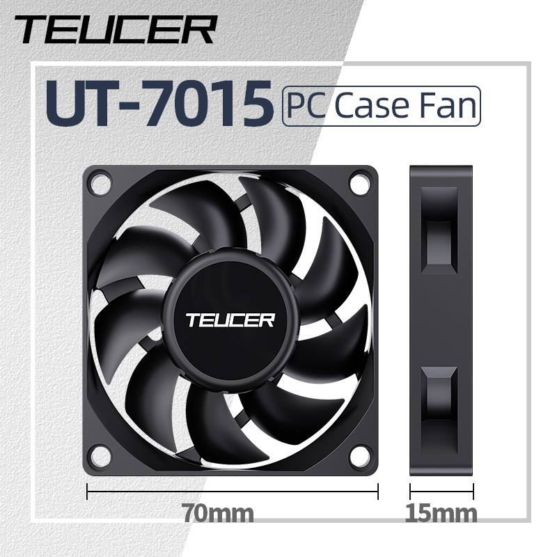 Gaming Accessories Rack - Teucer UT-7015 7cm Chassic Cooling Fan